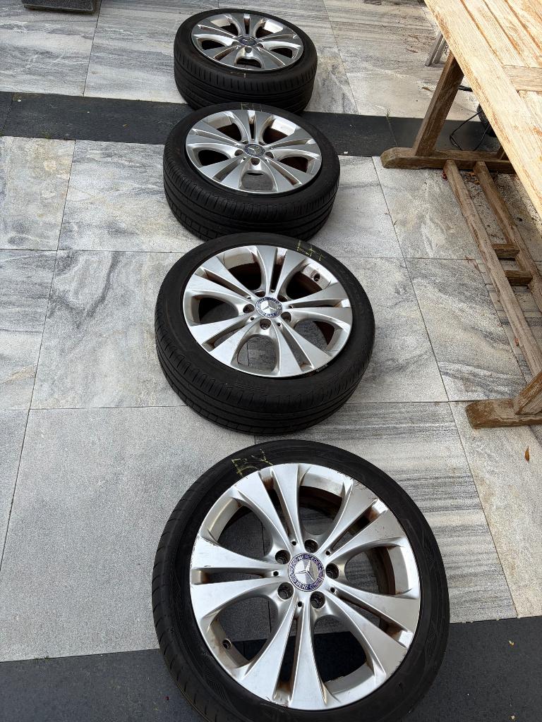 Velgen mercedes b klasse w246, Ophalen, Gebruikt, Velg(en), 17 inch