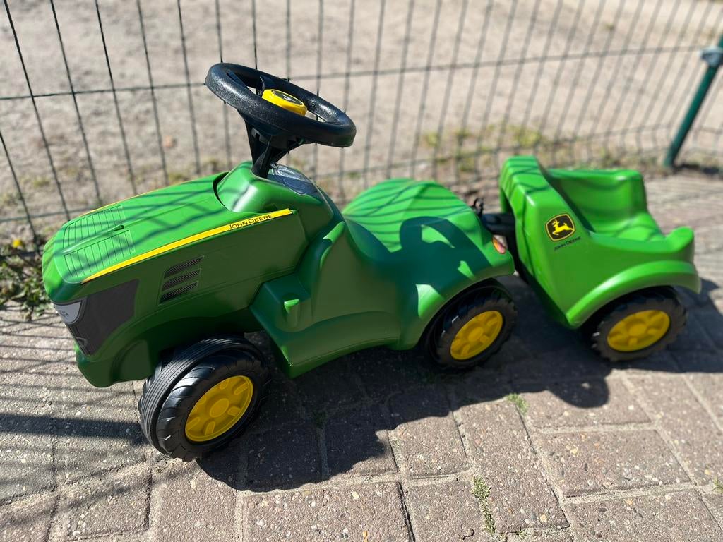 Vrijwel nieuwstaat Rolly Toys Minitrac John Deere 6150R, Ophalen, Zo goed als nieuw, Loopvoertuig