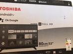 Toshiba 32LA2063DG Full HD Android TV 80cm/32". Nieuw, 50 Hz, Nieuw, Ophalen of Verzenden, Smart TV