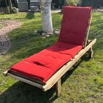 Twee Ligstoelen, Ophalen of Verzenden, Gebruikt, Hout, Verstelbaar