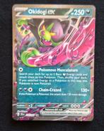 Pokémon Okidogi EX 036/064 Shrouded Fable, Ophalen of Verzenden, Zo goed als nieuw, Losse kaart, Foil