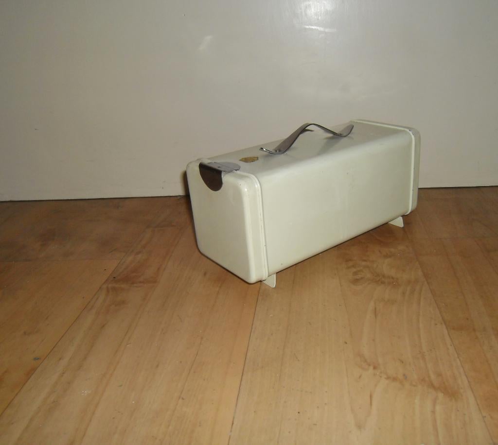 Vintage korte ontbijtkoek trommel Brabantia,model,caketromme, Ophalen of Verzenden, Overige typen