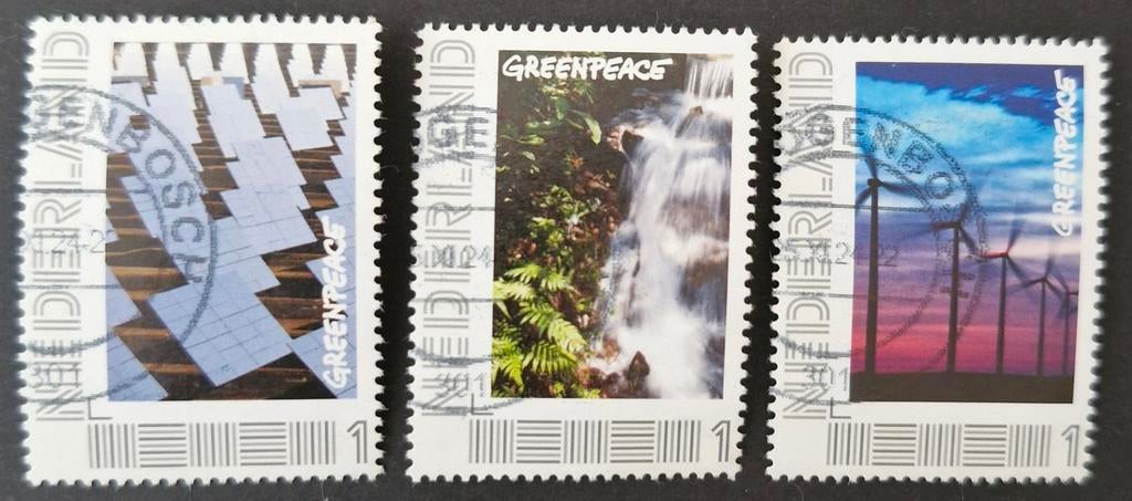Persoonlijke postzegels Greenpeace gestempeld, Verzenden, Na 1940, Gestempeld