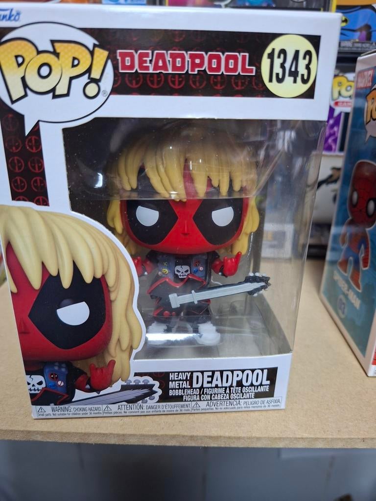 Funko Pop! Marvel Heavy Metal Deadpool 1343, Ophalen of Verzenden, Nieuw