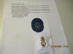 Bezitter Diploma HAFABRA, Verzenden, Landmacht, Nederland, Embleem of Badge