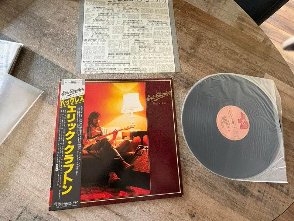 Eric Clapton - Backless (Japan), Cd's en Dvd's, Vinyl | Rock, Ophalen of Verzenden, Zo goed als nieuw, 12 inch, Poprock