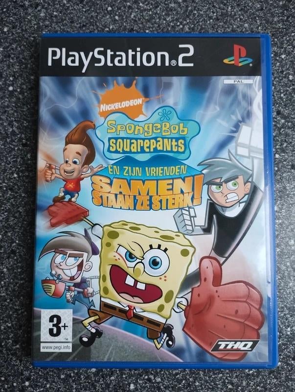 SpongeBob SquarePants en zijn vrienden: Samen staan ze sterk, Avontuur en Actie, Verzenden, 1 speler, Zo goed als nieuw