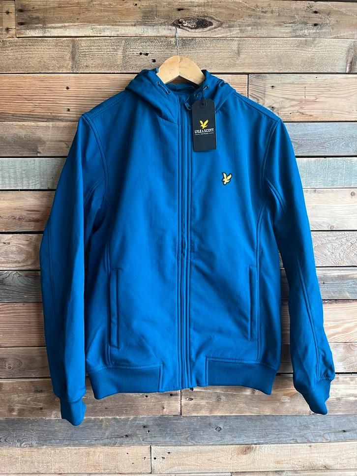 Lyle & Scott Softshell jas tussenjas maat S - Nieuw, Kleding | Heren, Jassen | Zomer, Nieuw, Maat 46 (S) of kleiner, Blauw, Ophalen of Verzenden