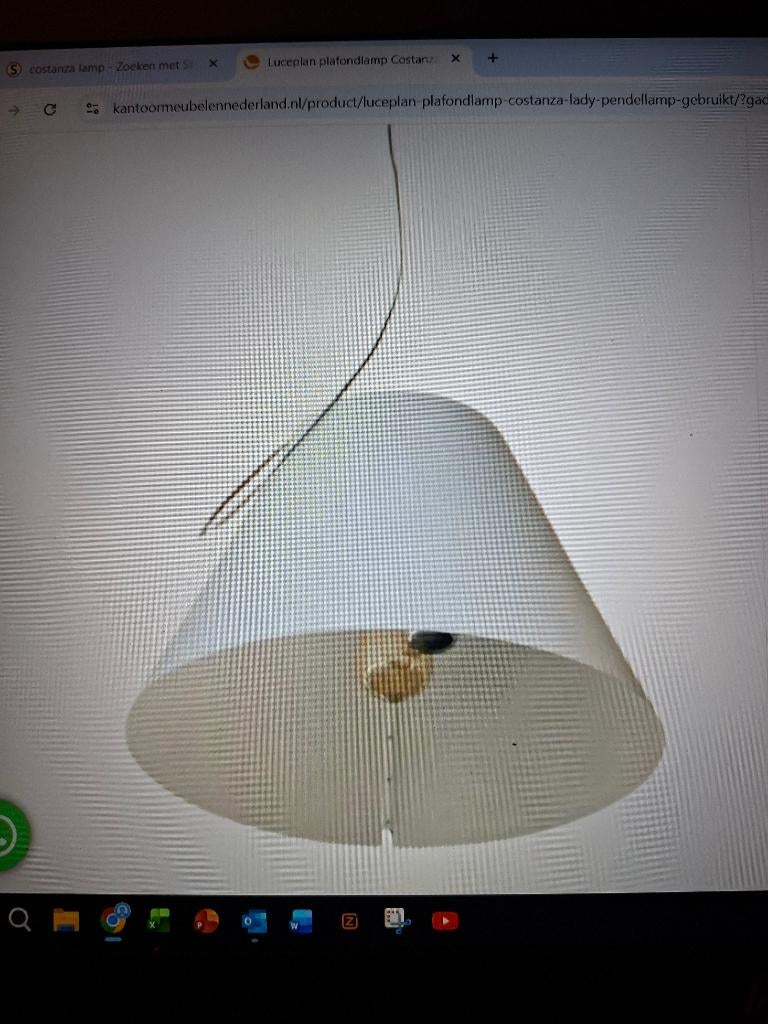Lamp constanza Luceplan, Ophalen, Gebruikt, Kunststof, Minder dan 100 cm