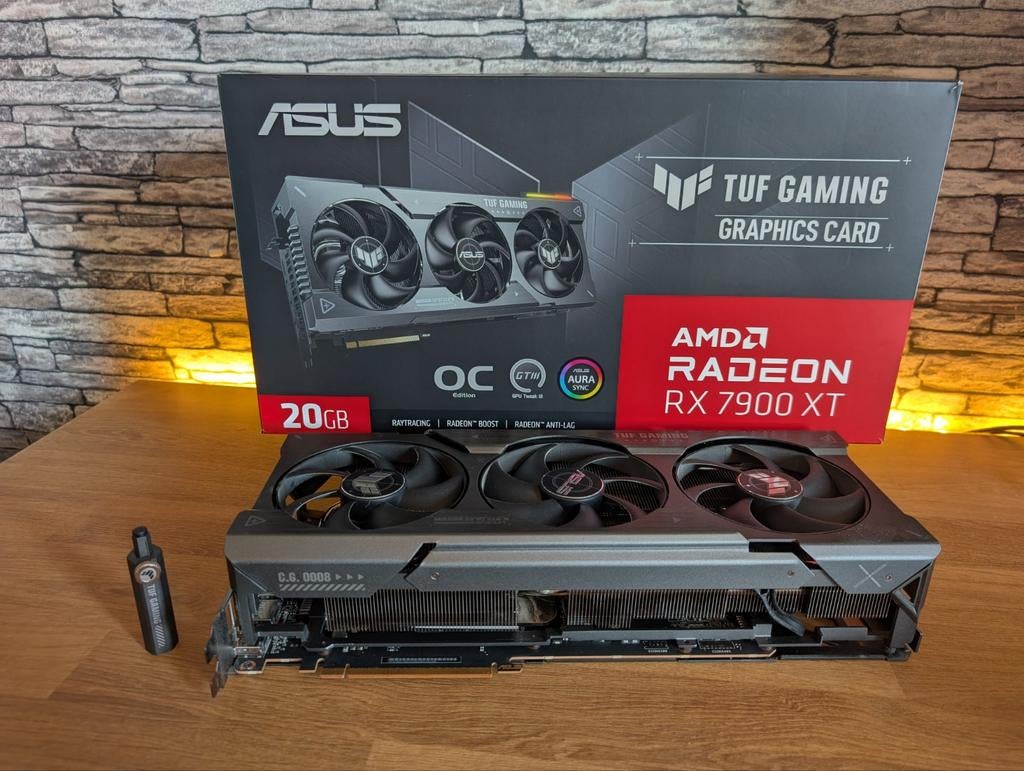Asus tuf gaming 7900 XT, Ophalen, Zo goed als nieuw, GDDR6, PCI-Express 4