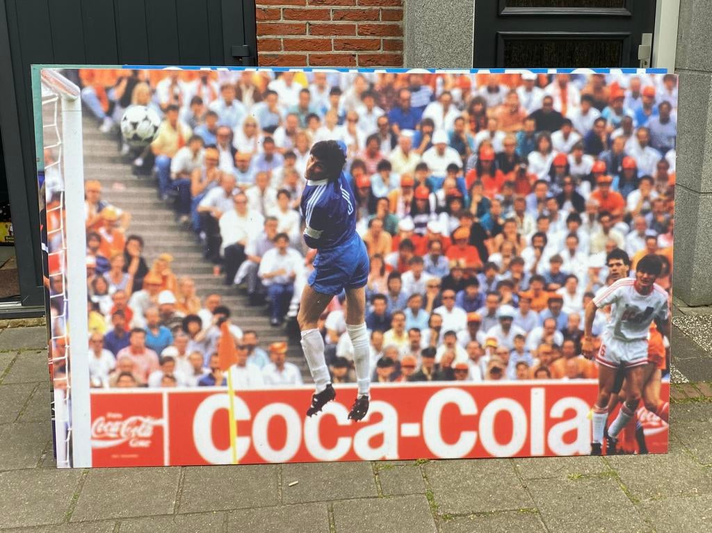 Wandplaat Van Basten EK 88, Ophalen