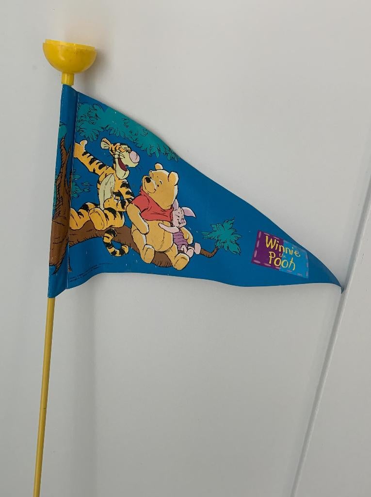 Fietsvlag Winnie de Pooh | Veiligheidsvlag 155 cm, Ophalen, Gebruikt, Disney
