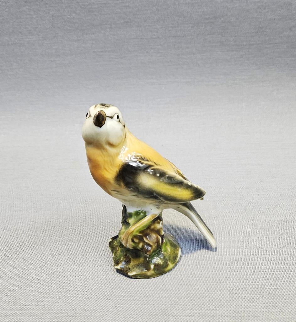 3 Vintage Porseleinen Vogels – Gräfenthal Duitsland & Japan, Minder dan 20 cm, Art nouveau, Ophalen of Verzenden, Handgemaakt