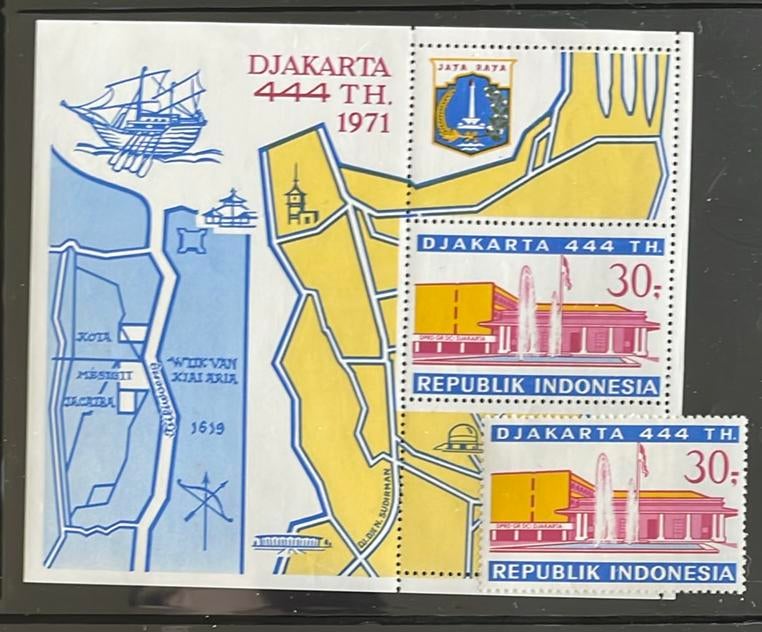 Indonesië - ZB 700a + blok 18 - postfris, Ophalen of Verzenden, Zuidoost-Azië