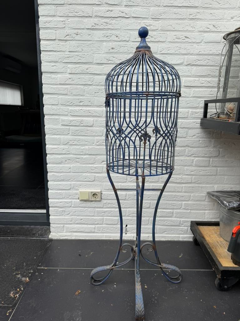 Oude vogelkooi in perfecte staat, Antiek en Kunst, Curiosa en Brocante, Ophalen of Verzenden