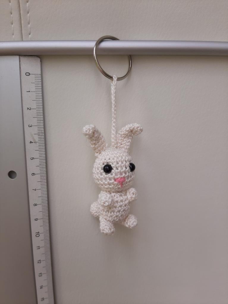 Sleutelhanger konijn, Verzenden, Nieuw