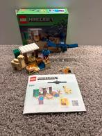 Lego Minecraft 21251 Steve’s desert expedition, Ophalen of Verzenden, Zo goed als nieuw, Complete set, Lego