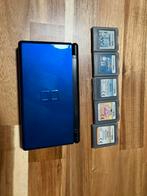 Te koop nintendo ds lite met 5 spellen, Spelcomputers en Games, Games | Nintendo DS, 1 speler, Ophalen of Verzenden, Zo goed als nieuw