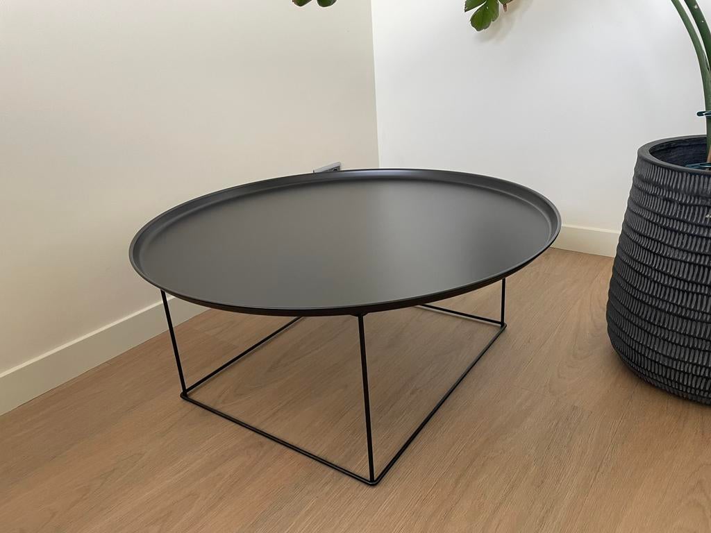 B&b italia Fat-Fat dienbladtafel Ø 92 cm, Huis en Inrichting, Tafels | Salontafels, Ophalen, Overige materialen, 50 tot 100 cm