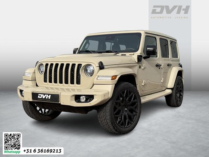 Jeep Wrangler Unlimited 4xe 380 Sahara CORSE | SKYROOF | 22", Auto's, Jeep, Bedrijf, Te koop, Wrangler, 4x4, ABS, Achteruitrijcamera