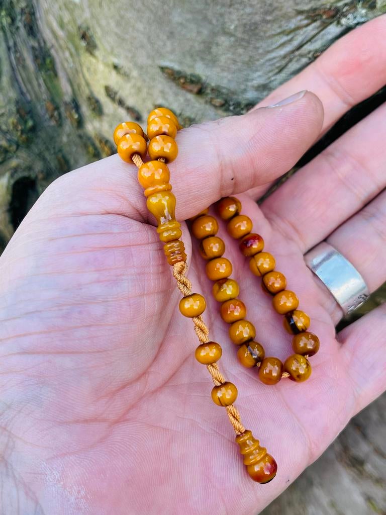 NUMAN CAMURTAS USTA İŞİ OSMANLI SIKMA Tesbih - 9,60 gram, Hobby en Vrije tijd, Kralen en Sieraden maken, Ophalen of Verzenden