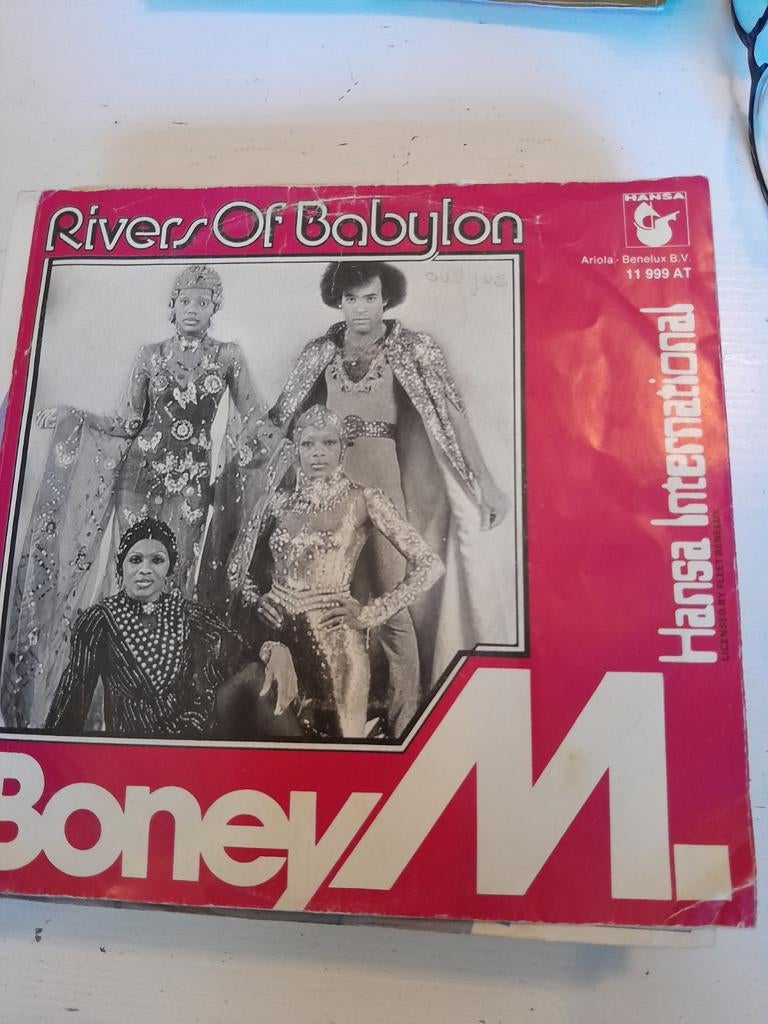 Boney m 7 inch rivers of babylon, Cd's en Dvd's, Vinyl Singles, Ophalen of Verzenden, Zo goed als nieuw, Pop