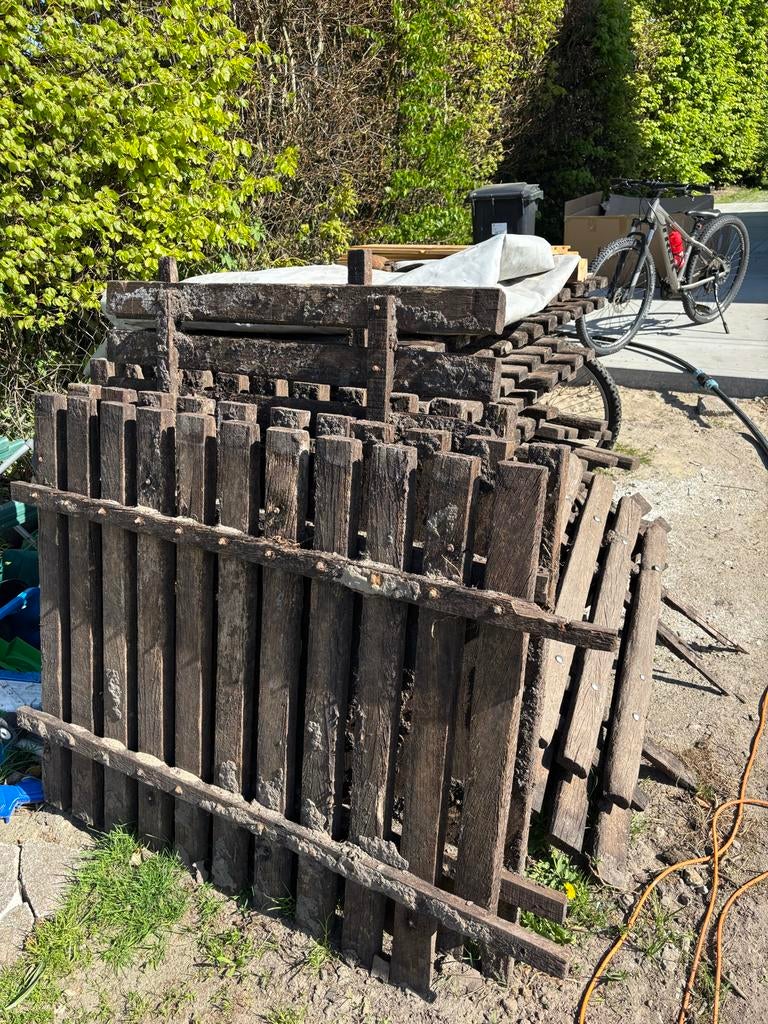 Bankirai hardhout vlonders - gratis af te halen, Ophalen, Gebruikt