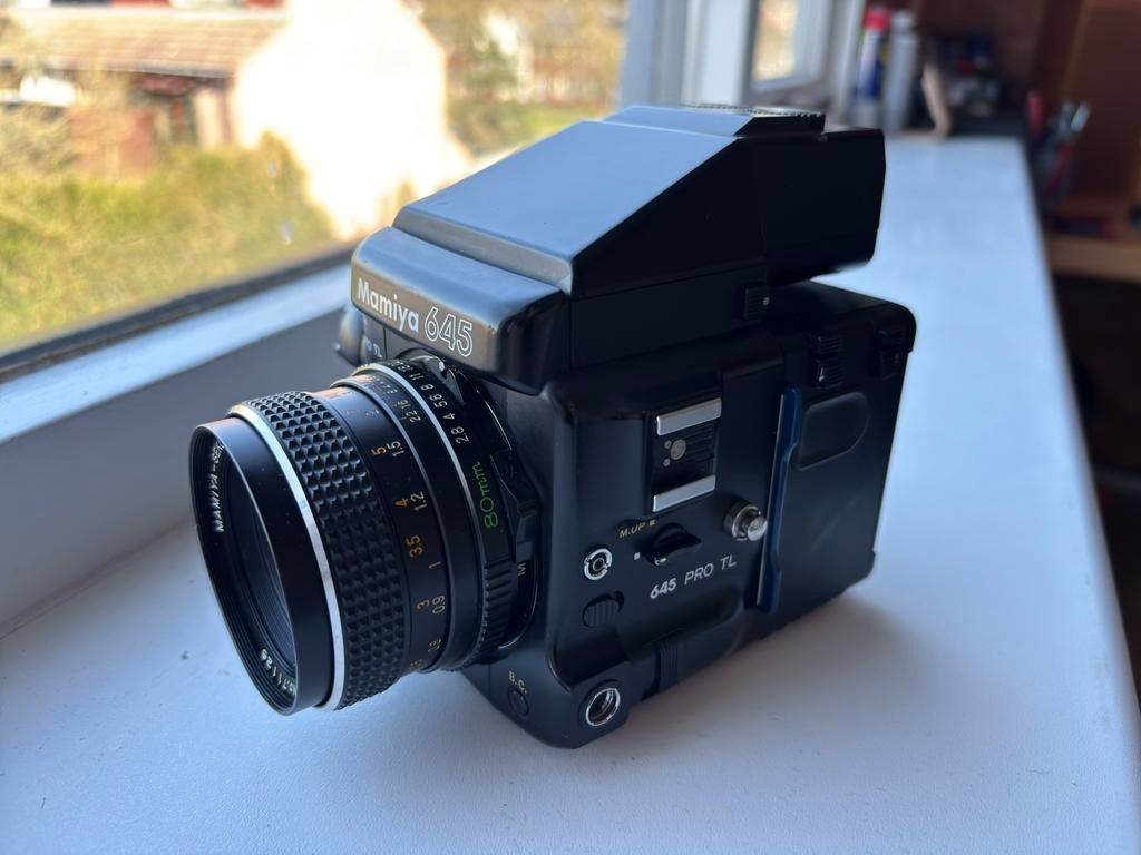 Schitterende Mamiya m645 Pro TL, Audio, Tv en Foto, Fotocamera's Analoog, Zo goed als nieuw, Spiegelreflex, Overige Merken, Ophalen