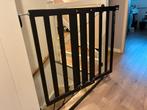 Noma traphekje zwart, Kinderen en Baby's, Traphekjes, Ophalen, Gebruikt, Metaal of IJzer, Schroefhekje