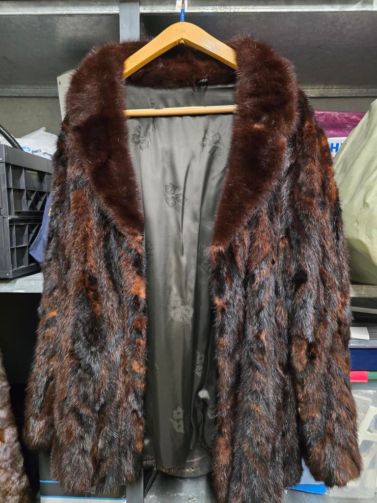 Luxe Bontjas XL - Bruin, Kleding | Dames, Jassen | Winter, Ophalen of Verzenden, Zo goed als nieuw, Maat 46/48 (XL) of groter