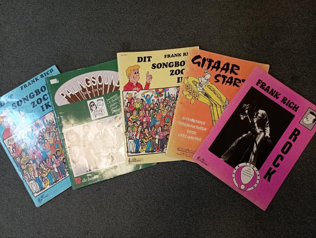 5 x Bladmuziek voor Gitaar, Ophalen of Verzenden, Les of Cursus, Gitaar