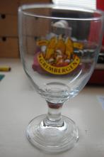 Een BIERGLAS op een POOT    GRIMBERGEN anno 1128, Ophalen of Verzenden, Nieuw, Glas of Glazen, Overige merken