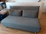 Slaapbank Maisons du Monde - Grijs zgan, Ophalen, Zo goed als nieuw, Tweepersoons, Grijs