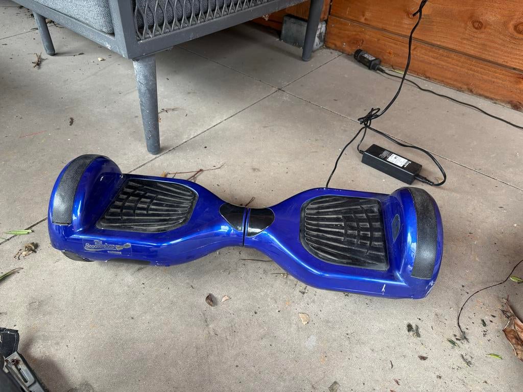 Blauwe Hoverboard, Fietsen en Brommers, Steps, Gebruikt, Elektrische step (E-scooter), Ophalen