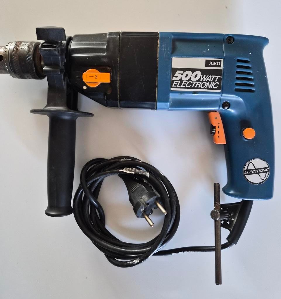 AEG SB2E-501 Boormachine - 500W Klopboor, Ophalen of Verzenden