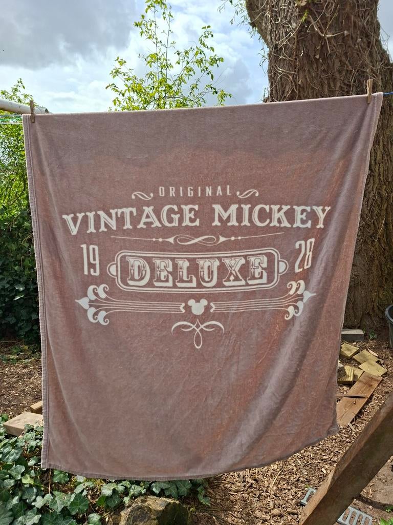 Kleed Mickey Mouse Disney , bankkleed, Verzamelen, Disney, Gebruikt, Beeldje of Figuurtje, Ophalen of Verzenden, Nvt