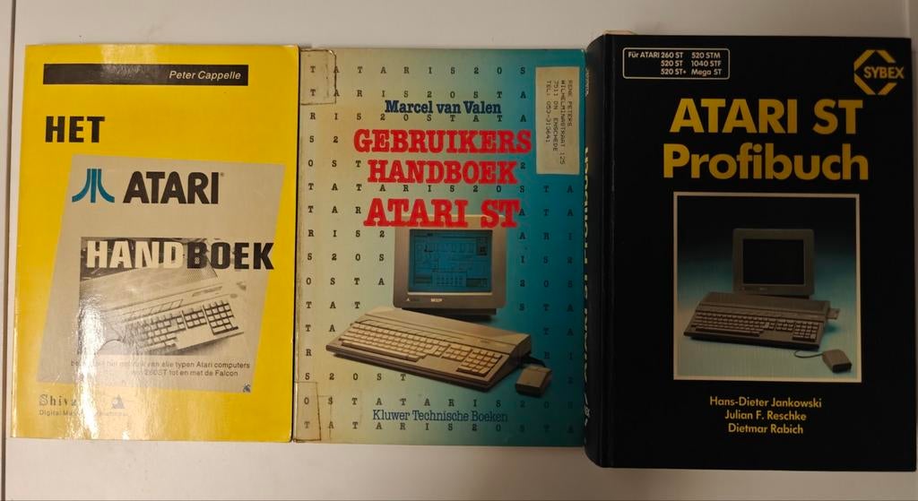 3x Atari ST boeken, Computers en Software, Vintage Computers, Ophalen