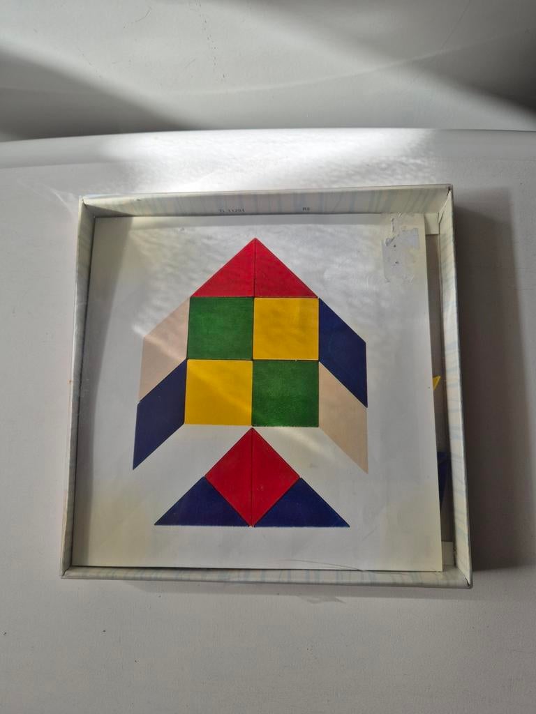 Houten mozaïek, Kinderen en Baby's, Speelgoed | Houten speelgoed, Ophalen of Verzenden, Zo goed als nieuw