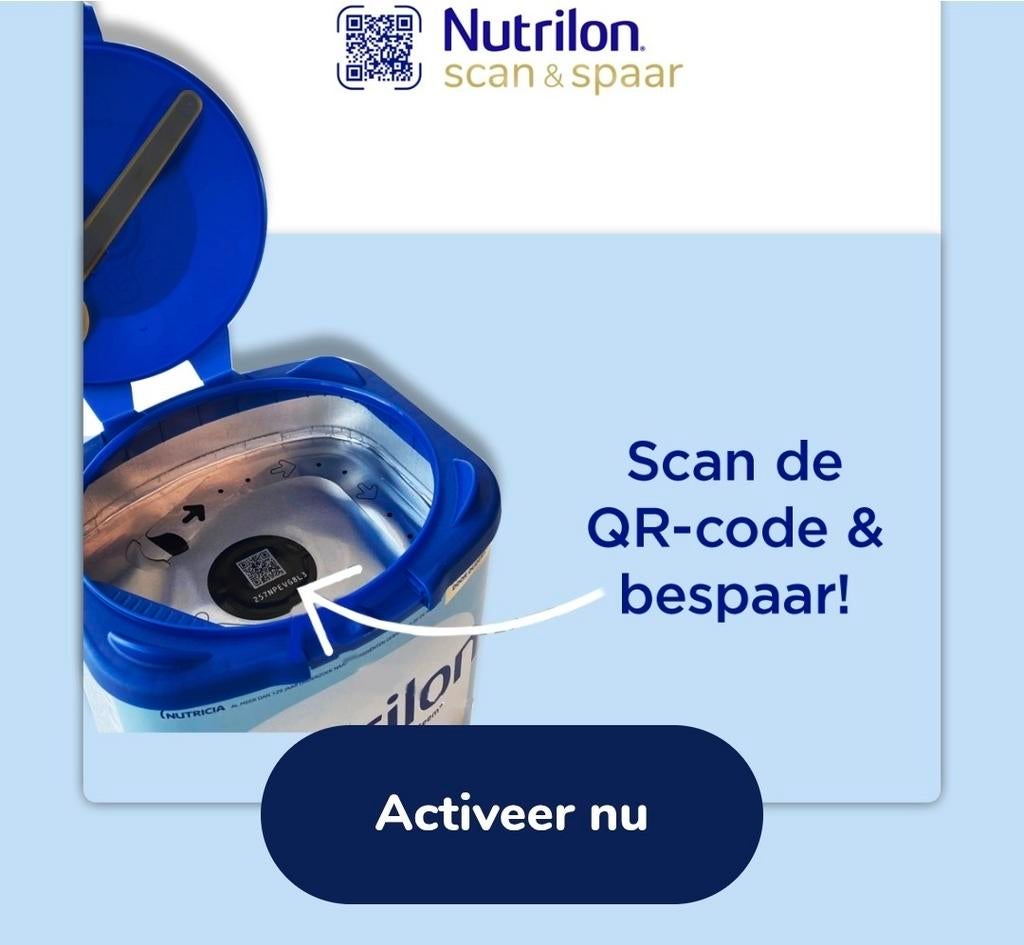 3 nutrilon codes ruilen tegen brabantia AH zegels?, Hobby en Vrije tijd, Spaarzegeltjes, Ophalen of Verzenden, Zuivel of Dessert