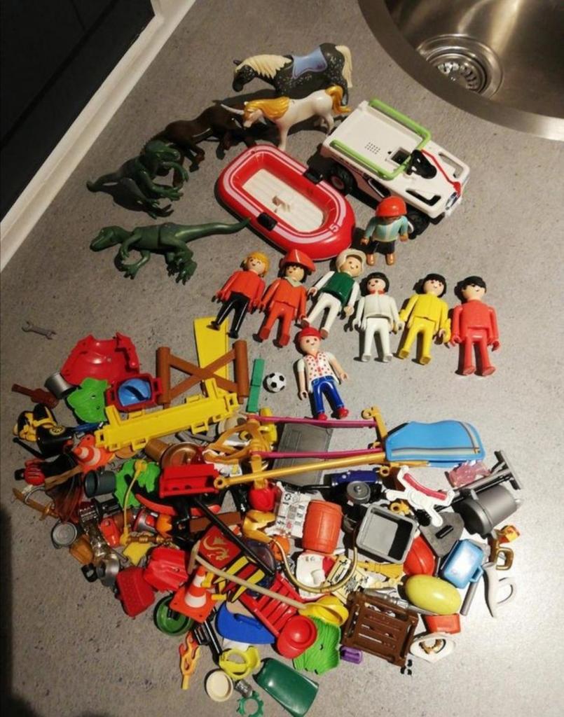Collectie playmobil poppetjes, coaching /familie opstelling, Kinderen en Baby's, Speelgoed | Playmobil, Ophalen of Verzenden, Zo goed als nieuw