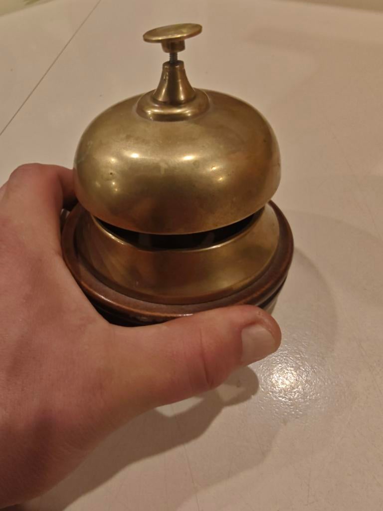 Messing bel, Antiek en Kunst, Antiek | Koper en Brons, Ophalen of Verzenden