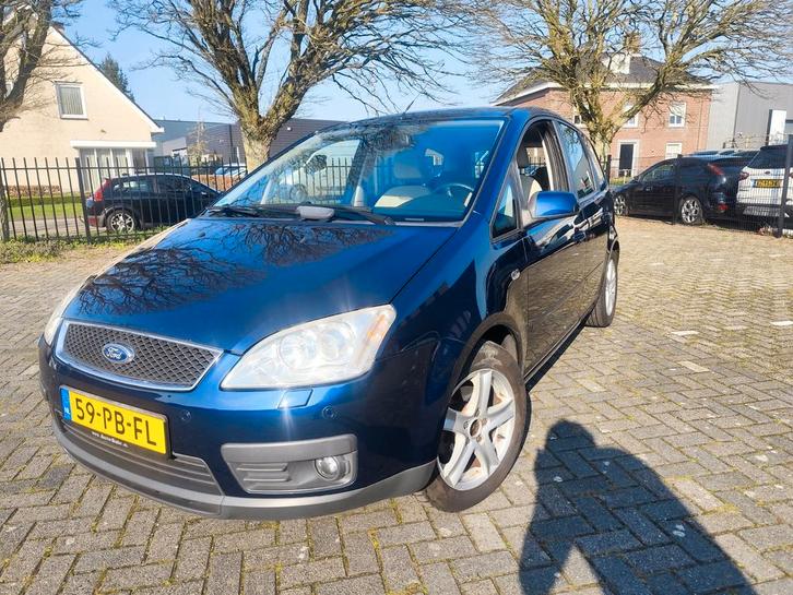 Ford C-Max 1.8 2004 Ghia luxe uitvoering xenon pdc bluetooth, Auto's, Ford, Bedrijf, C-Max, ABS, Airbags, Airconditioning, Android Auto