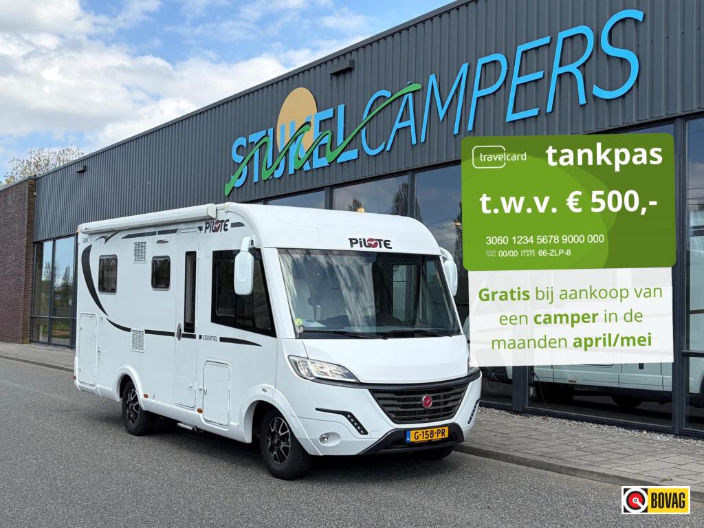Pilote Essentiel G 650 BOVENKASTJES, Caravans en Kamperen, Campers, Integraal, Fiat, Bedrijf, Pilote