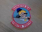 USAF patch 492nd Fighter Squadron Madhatter BLM Fighter Yout, Verzamelen, Verzenden, Luchtmacht, Amerika, Embleem of Badge