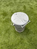 Antieke Zinken Vuilnisemmer - Ideaal als Plantenbak, Ophalen