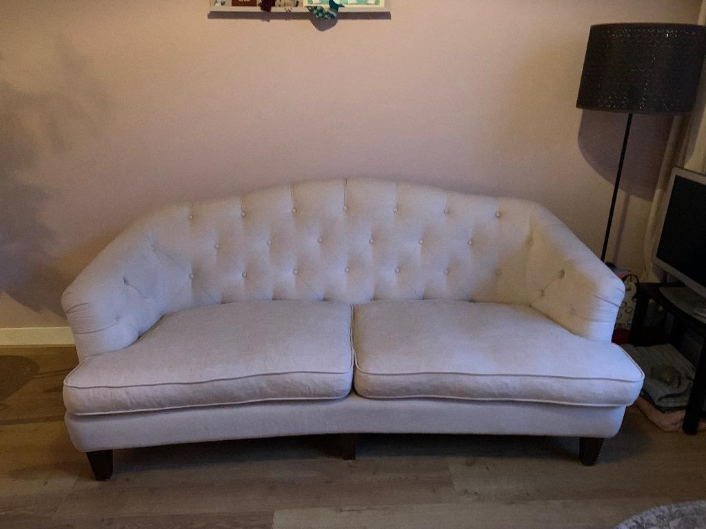 Bank Deens design, Ophalen, 150 tot 200 cm, Driepersoons, 75 tot 100 cm