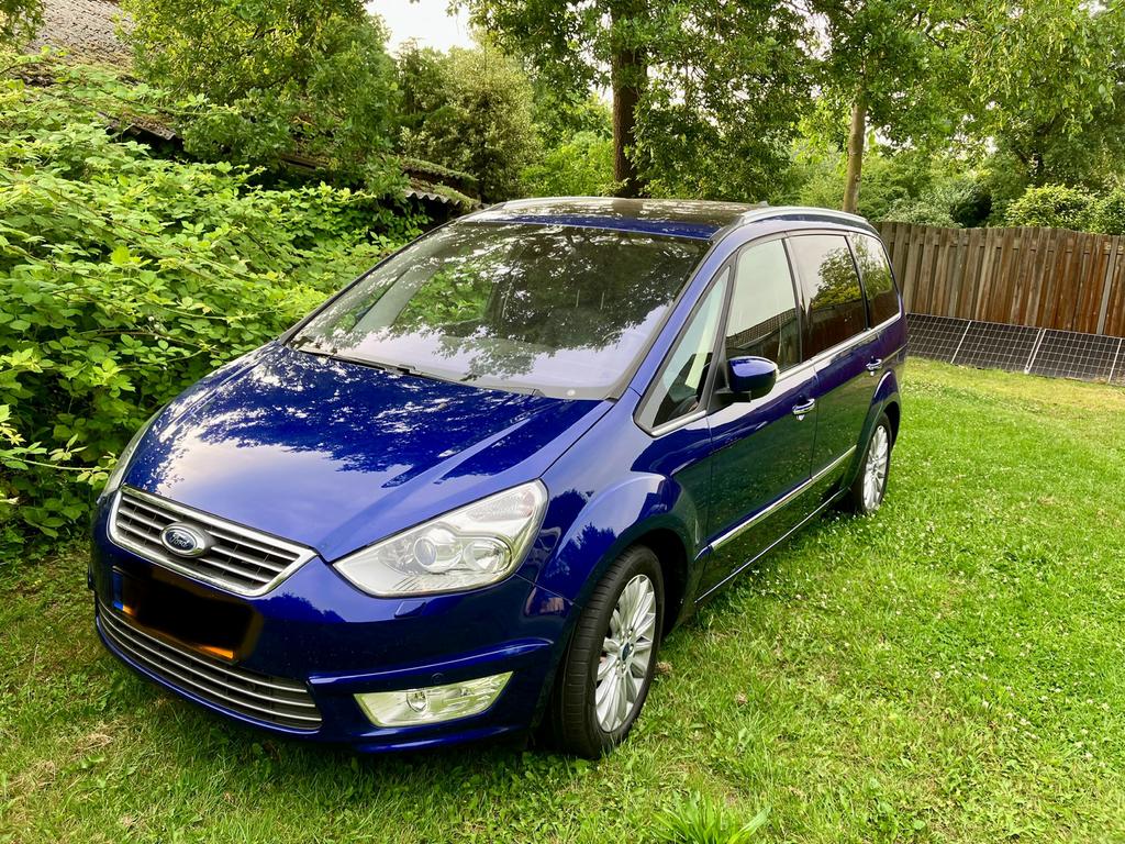 Ford Galaxy 1.6 16V 118KW Ecoboost 2014 Blauw, Auto's, Voorwielaandrijving, 1596 cc, Zwart, 4 cilinders