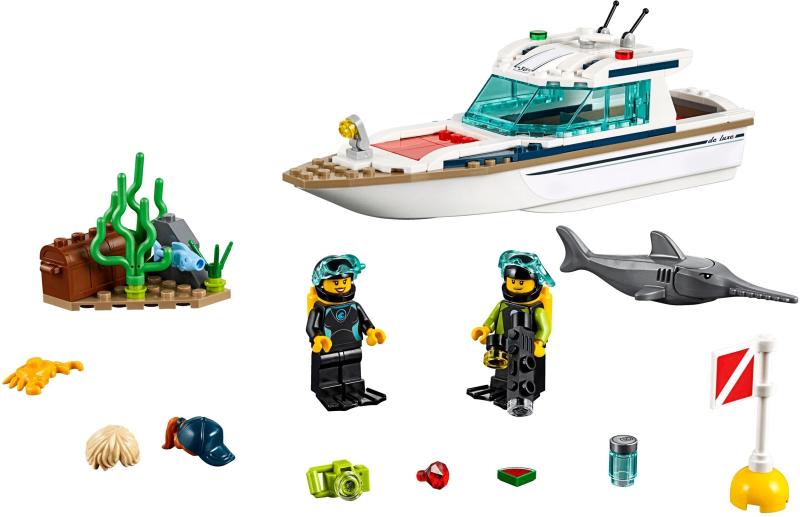 Lego | City | Duikjacht | 60221, Lego, Gebruikt, Lego, https://legohouse.com/en-gb/info/contact-us/