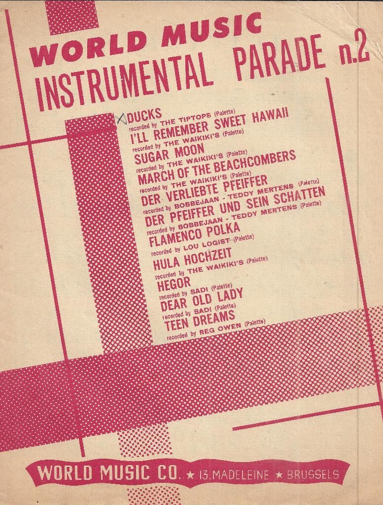 Mu160 bladmuziek instrumental parade no 2, Muziek en Instrumenten, Ophalen of Verzenden, Gebruikt, Artiest of Componist, Klassiek