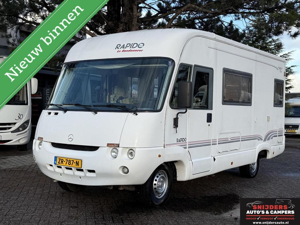 Mercedes Rapido Le Randonneur 925 M Airco, Caravans en Kamperen, Integraal, Tot en met 2, Mercedes-Benz, Bedrijf